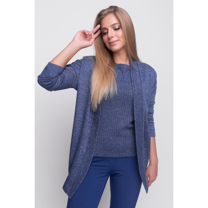 Комплект (топ+кардиган) женский, размер 44