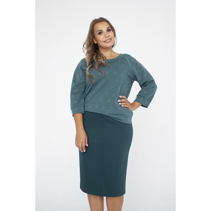 Комплект (юбка+свитшот) женский, размер 56