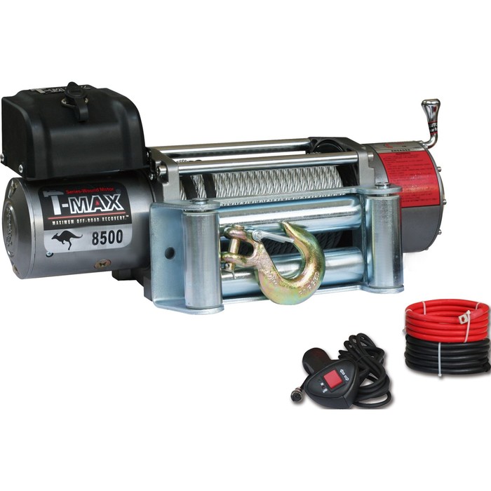 Лебедка электрическая T-Max EW-8500 Improved OFF-ROAD 12В
