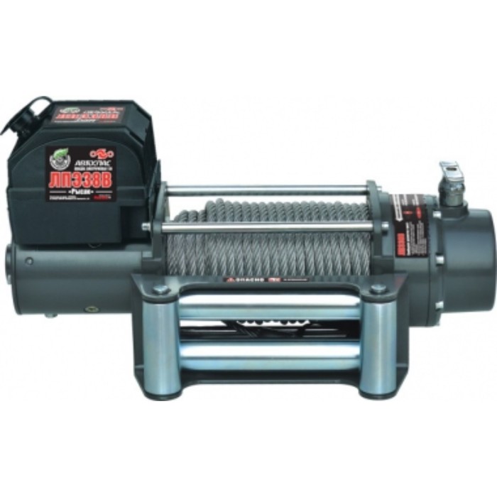 Лебедка электрическая Автоспас ЛПЭ38В "Рысак" 12В