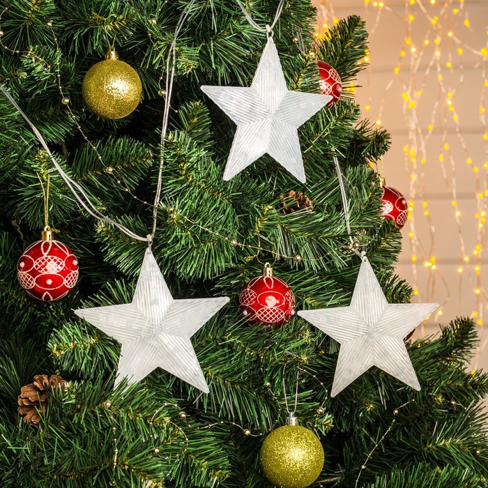 НИТЬ, 2 м, с насад. "Звезда матовая", 14,5х14,5 см, Н.С. LED-30-220V, МУЛЬТИ (RG/RB)