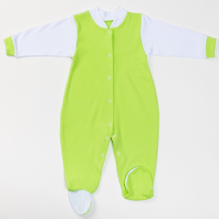 Комбинезон детский, 03402-15, цвет салатовый, рост 68 см