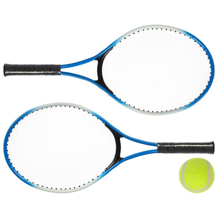 фото Ракетки для большого тенниса с мячом, детские, цвет синий onlitop