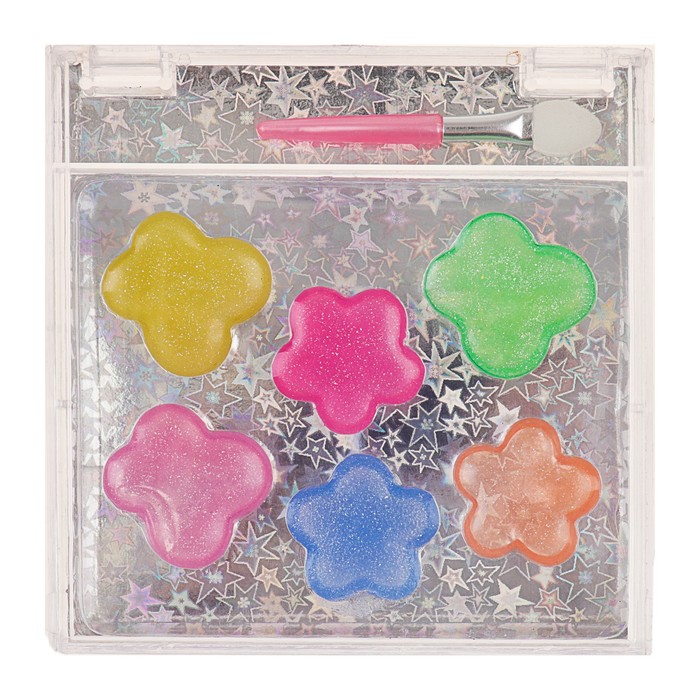 Набор косметики для девочки "Палетка 3" блеск для губ 6 цветов, аппликатор