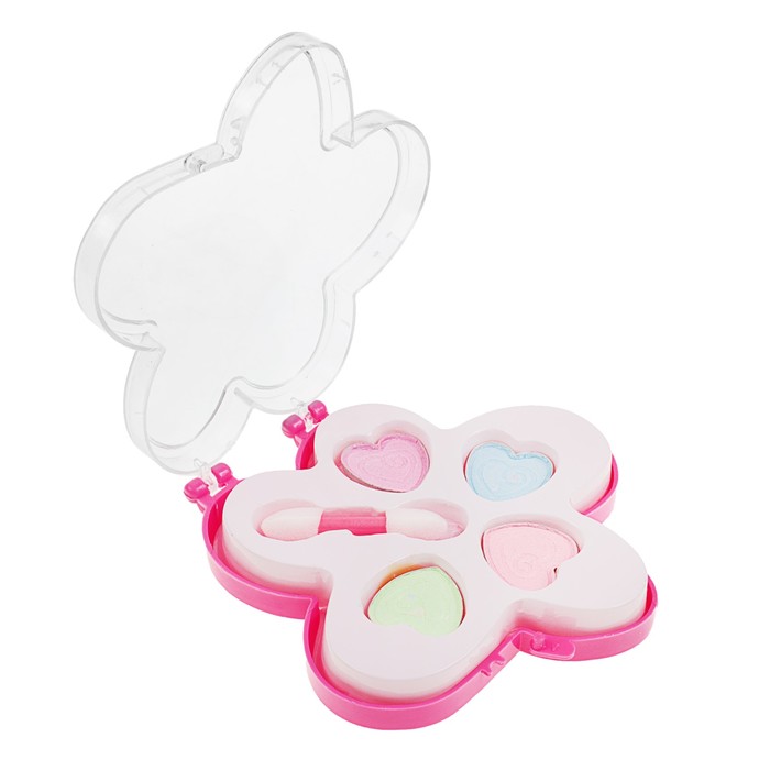 Набор косметики для девочки "Цветочек" тени 4 цвета, аппликатор