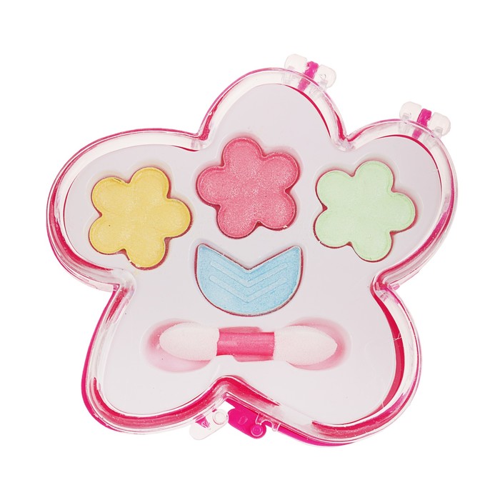 Набор косметики для девочки "Цветочек" тени 4 цвета, аппликатор