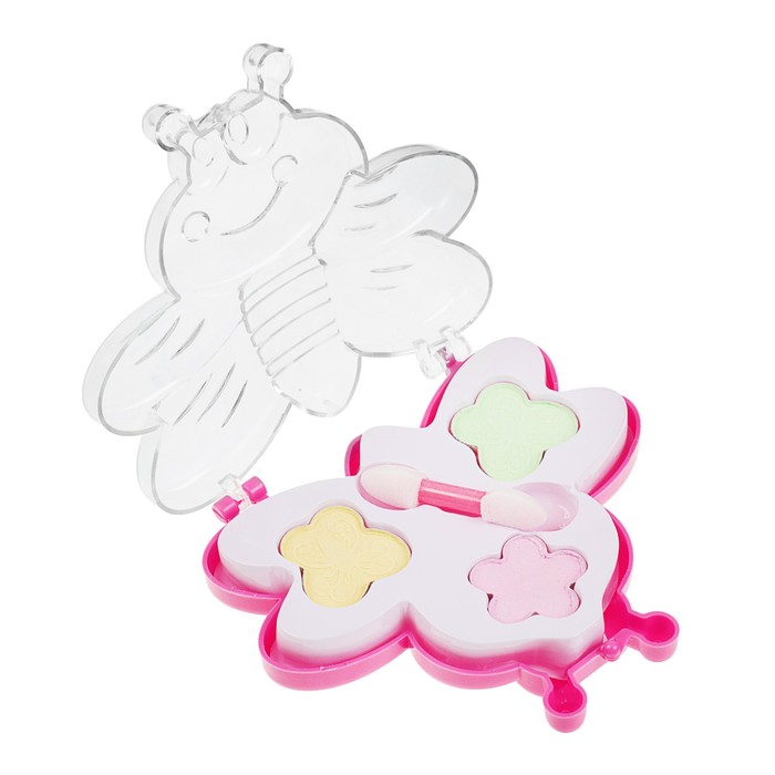 Набор косметики для девочки "Пчелка" тени 3 цвета, аппликатор