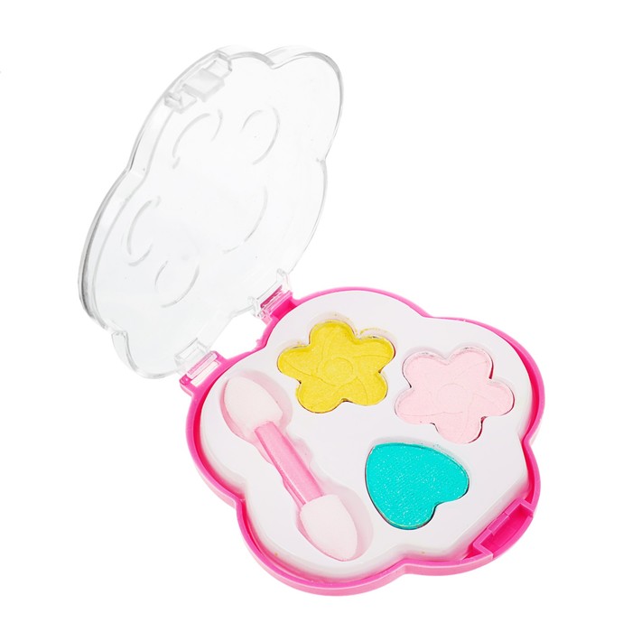 Набор косметики для девочки "Клевер" тени 4 цвета, аппликатор