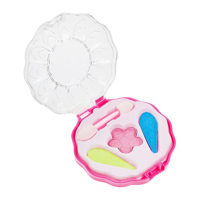 Набор косметики для девочки "Малинка" тени 3 цвета, аппликатор