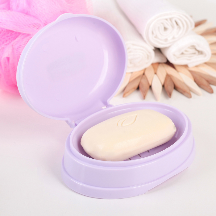 Мыльница 13,5х,5х4,5, цвет МИКС