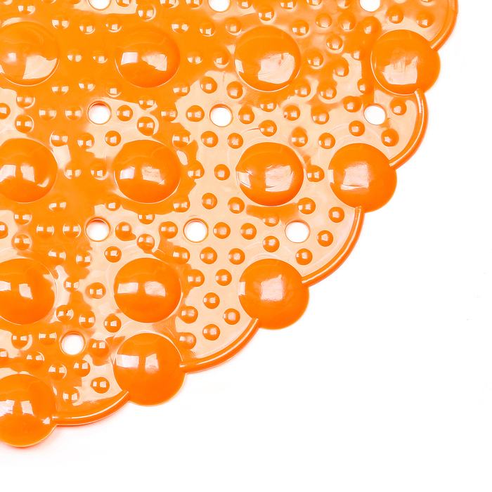 Коврик для ванны "Пупырчатый"38х66 см, цвет МИКС