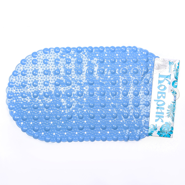 Коврик для ванны "Пупырчатый"38х66 см, цвет МИКС