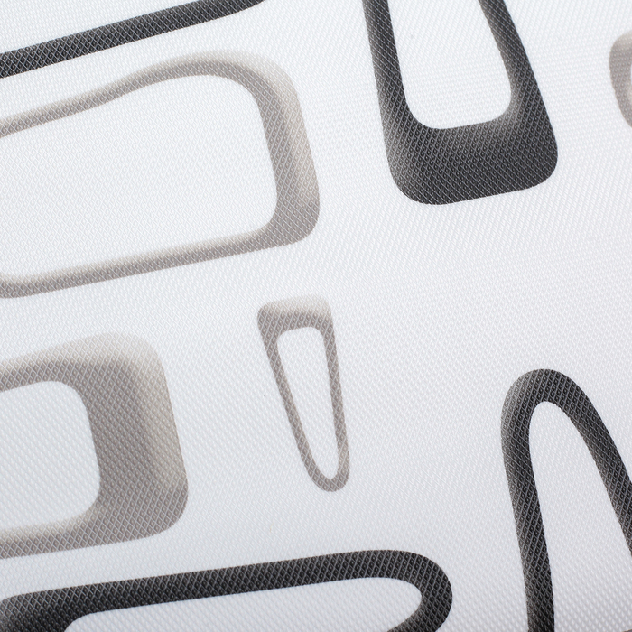 Коврик противоскользящий "Абстракция" 45х100 см, цвет серо-черный