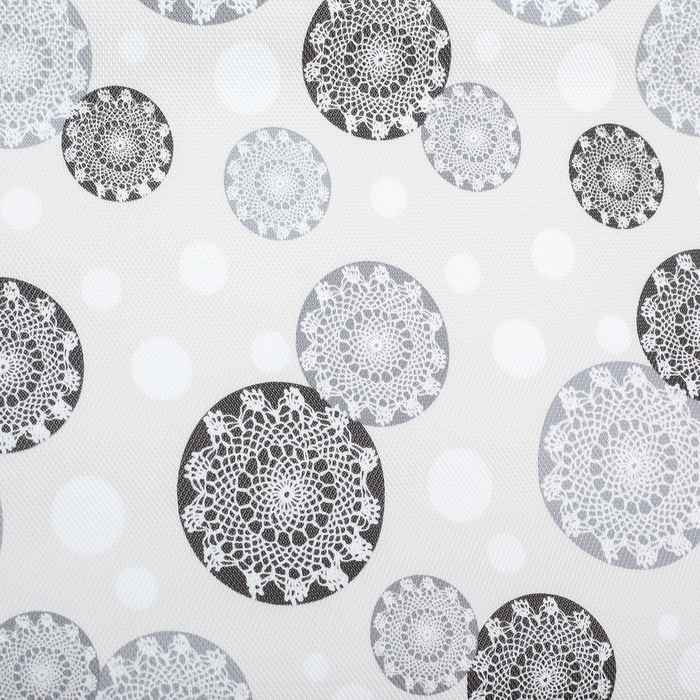 Коврик противоскользящий "Гамма" 45х100 см, цвет серо-черный