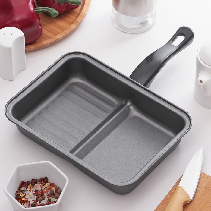 Сковорода 23х18 см "Порционная гриль", антипригарное покрытие