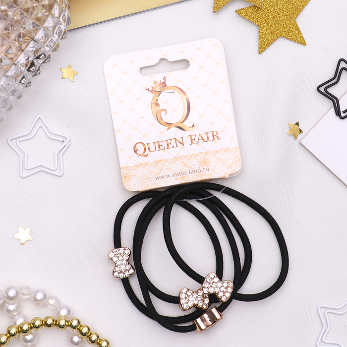 Резинка для волос "Ариана" (цена за штуку) бантик