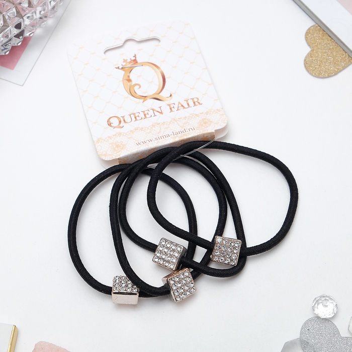 Резинка для волос "Ариана" (цена за штуку) кубик