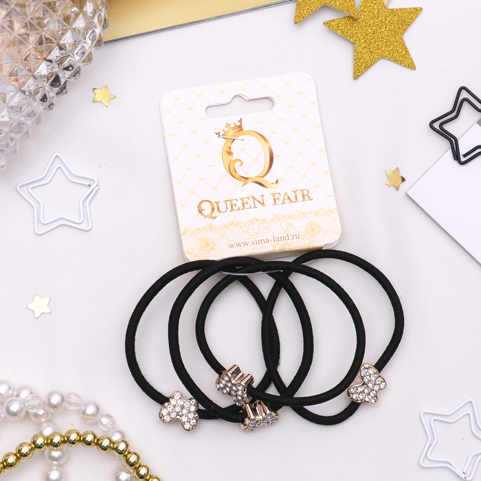 Резинка для волос "Ариана" (цена за штуку) бабочка