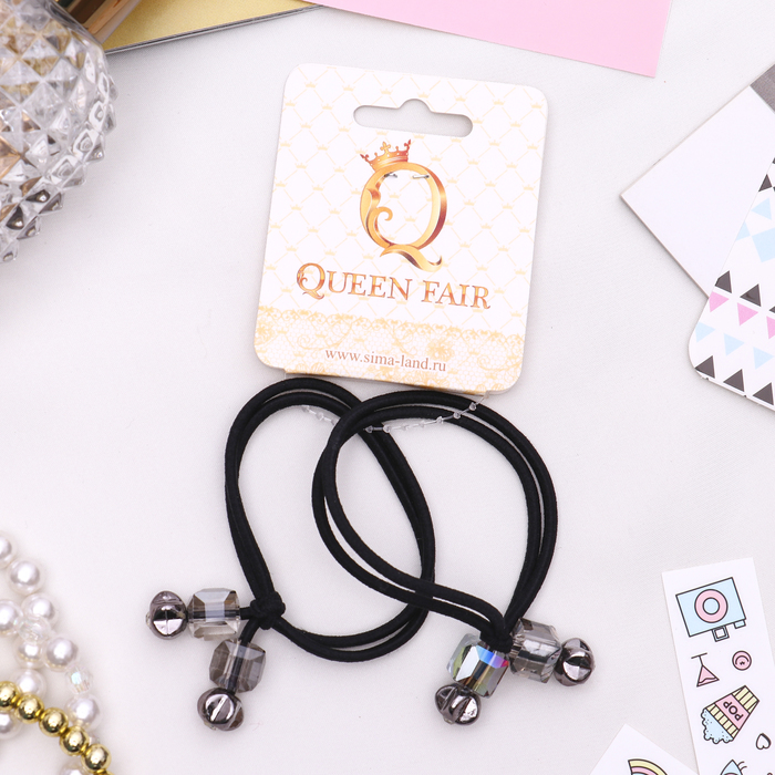 Резинка для волос "Валерия" (цена за штуку) бусины