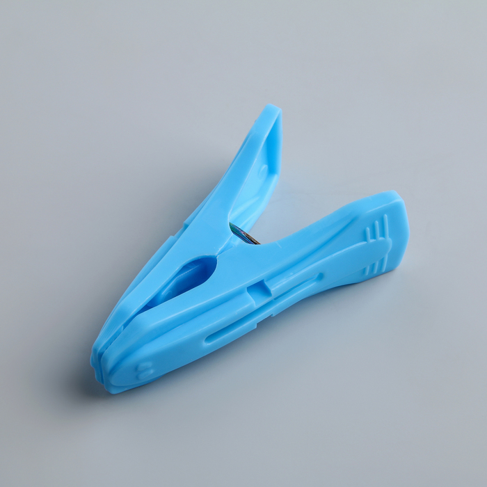 Набор прищепок бельевых "Ракета" 12 шт. 6х2х3,5 см. пластик цвет микс