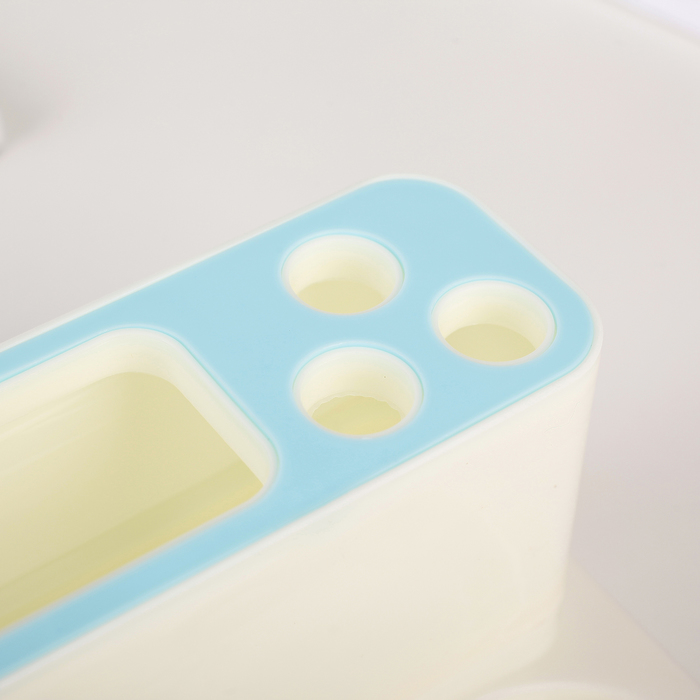 Набор для ванной комнаты "Радость" 4 предмета, цвета микс