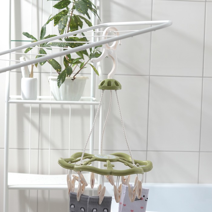 Подвесная сушилка "Карусель" цвет МИКС