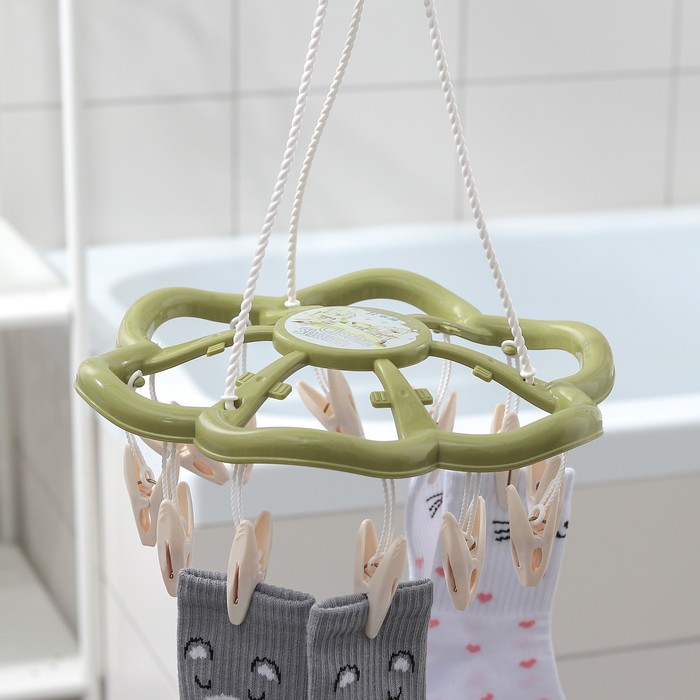 Подвесная сушилка "Карусель" цвет МИКС