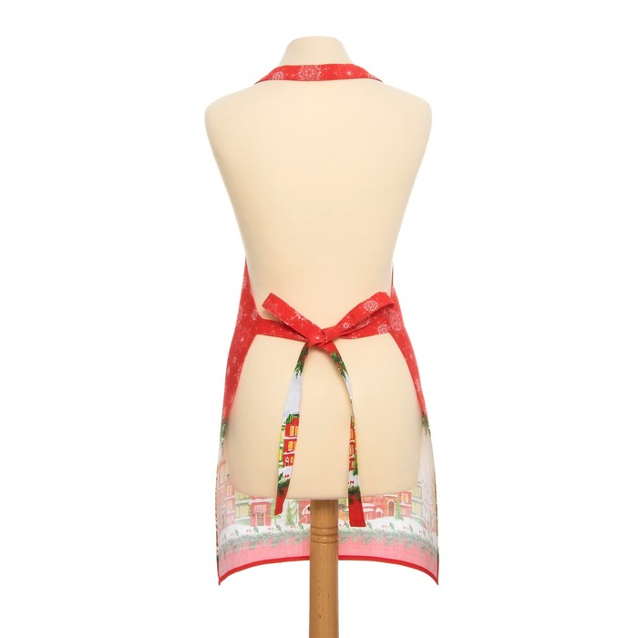 Фартук "Волшебный город" 70х75 см, 100% хлопок, 164 г/м2