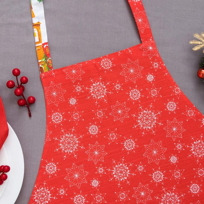 Фартук "Волшебный город" 70х75 см, 100% хлопок, 164 г/м2