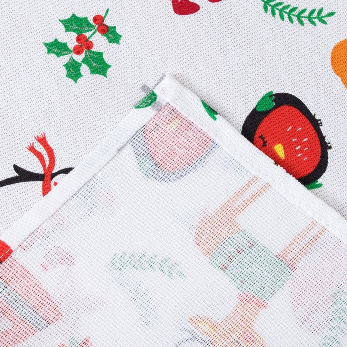 Скатерть "Рождественские Елочки" 180х144 см, 100% хлопок, 164 г/м2