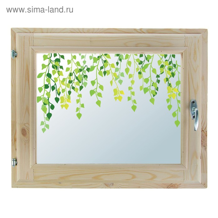 

Окно, 40×60см, "Листочки", однокамерный стеклопакет