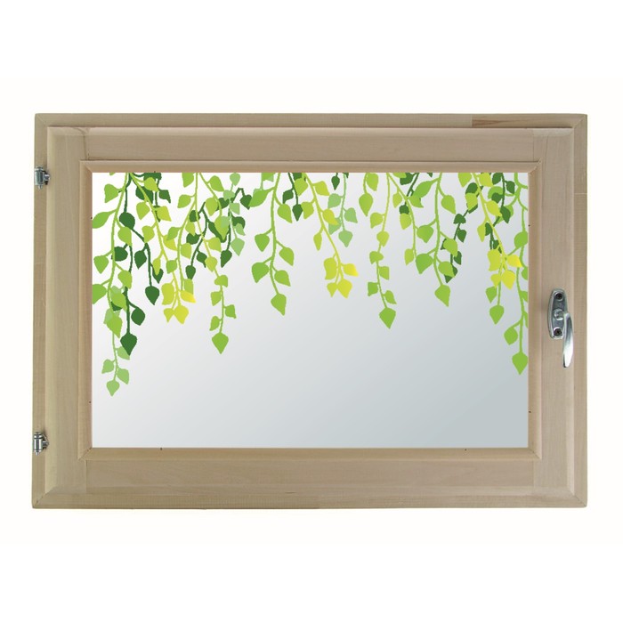 Окно 50х70 см, "Декор 2", двойной стеклопакет, уплотнитель, "Добропаровъ"