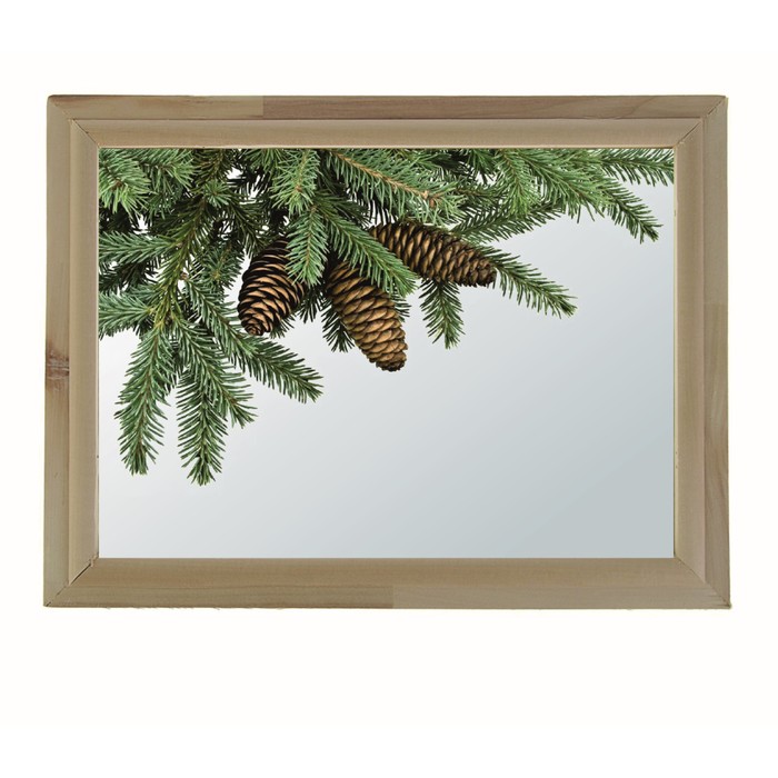 Окно глухое, 50х60 см, "Декор 3", двойной стеклопакет, "Добропаровъ"