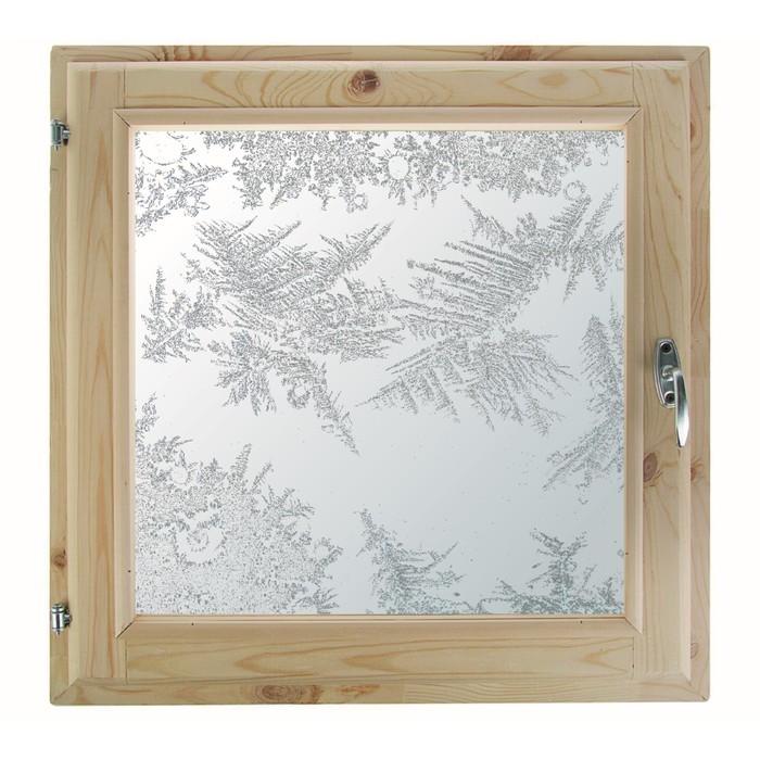 Окно 60х70 см, "Декор 5", двойной стеклопакет, уплотнитель, хвоя, "Добропаровъ"