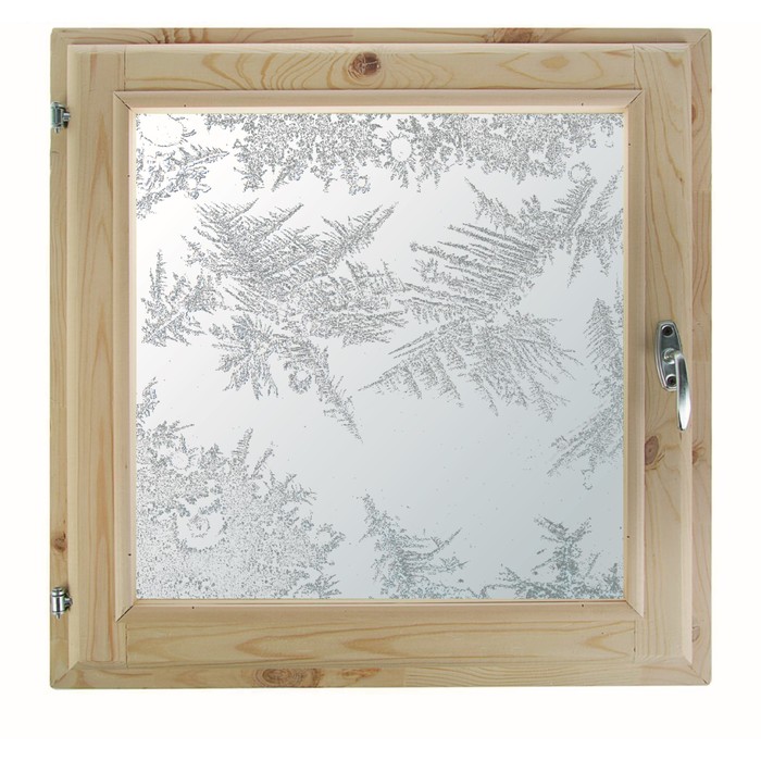 Окно 70х100 см, "Декор 5", двойной стеклопакет, уплотнитель, хвоя, "Добропаровъ"