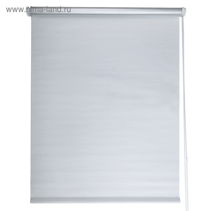 Штора рулонная «Блэкаут Штрих», 120х175 см, цвет белый штора рулонная светонепроницаемая блэкаут brabix 120х175 см белый серебро 606017