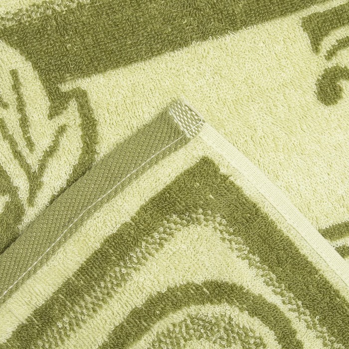 Полотенце махровое "Mister success" ПЛ-2602-3500, зеленый 50х90 см хл100% 420 гр/м