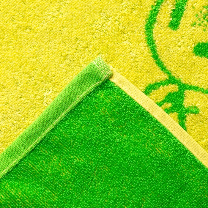 Полотенце махровое "Lucky pig" ПЛ-2602-3498, зеленый 50х90 см хл100% 420 гр/м