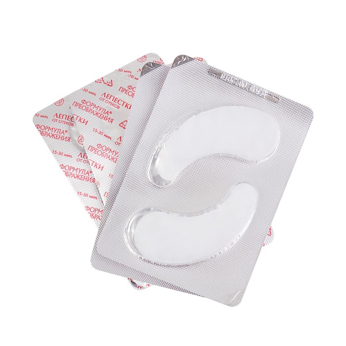 Лепестки Формула Преображения для нежной кожи от отеков под глазами, 1 пара