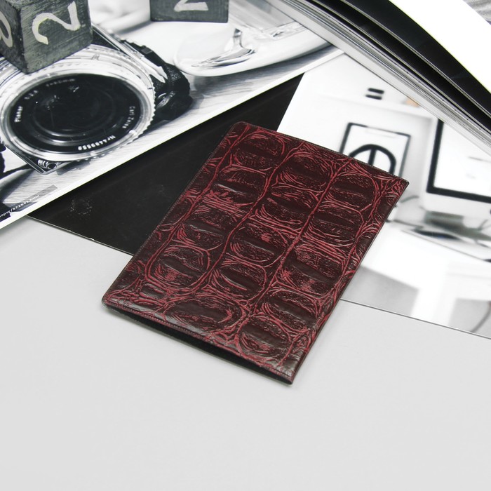 Обложка для пенсионного удостоверения, герб, тиснение, МИКС