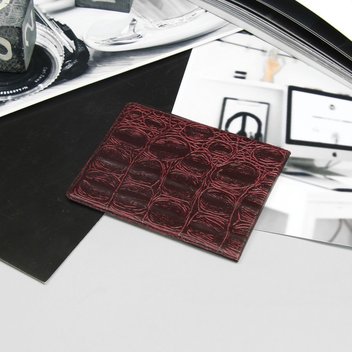 Обложка для удостоверения, герб, тиснение, МИКС