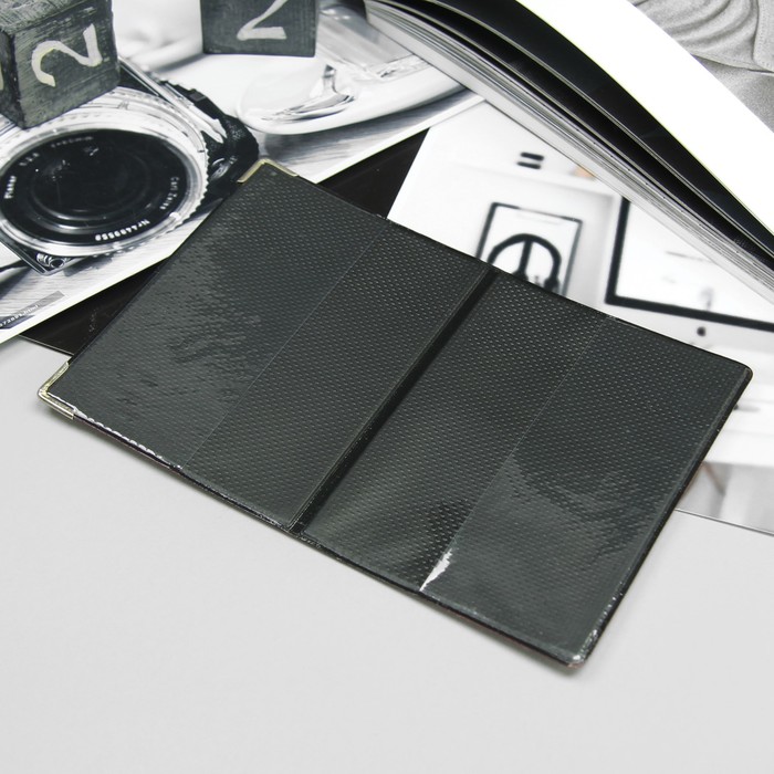 Обложка для пенсионного удостоверения, тиснение, 2 уголка, МИКС