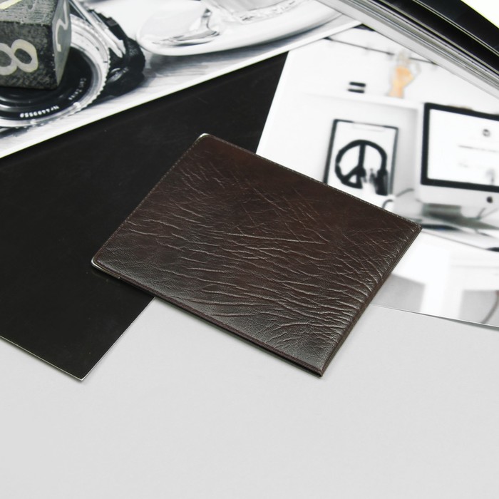 Обложка для студенческого билета, герб, тиснение, 2 уголка, МИКС