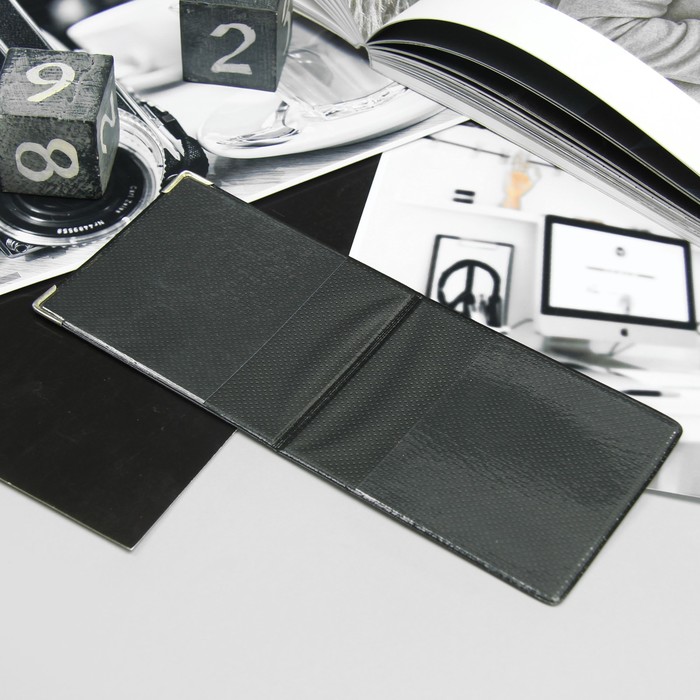 Обложка для студенческого билета, герб, тиснение, 2 уголка, МИКС