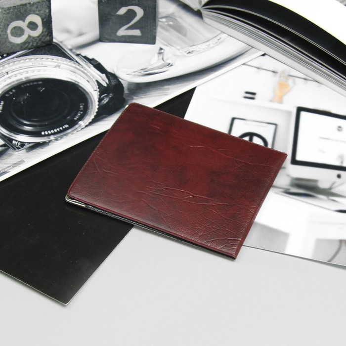 Обложка для студенческого билета, тиснение, 2 уголка, МИКС