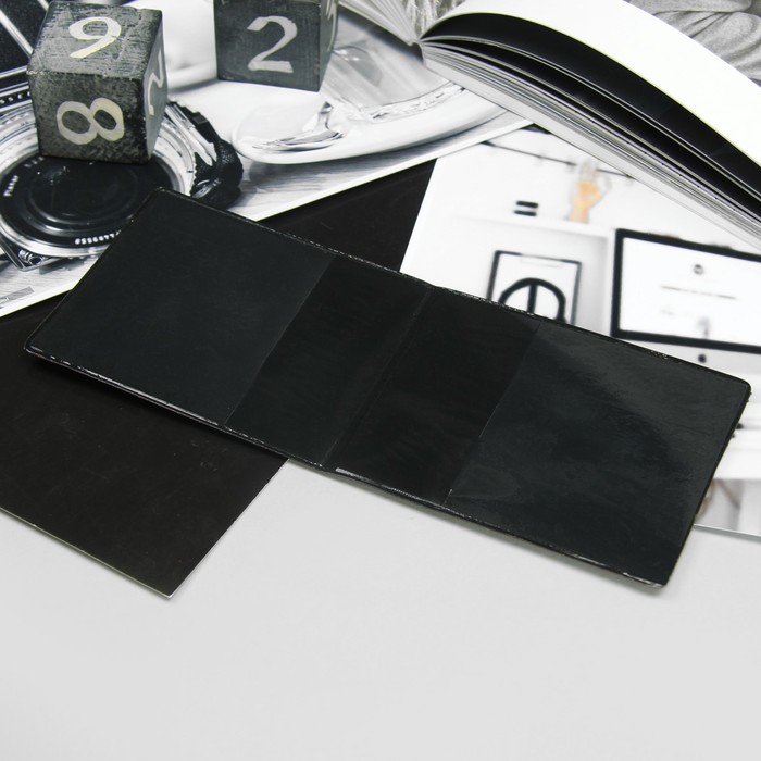 Обложка для удостоверения, герб, тиснение, МИКС