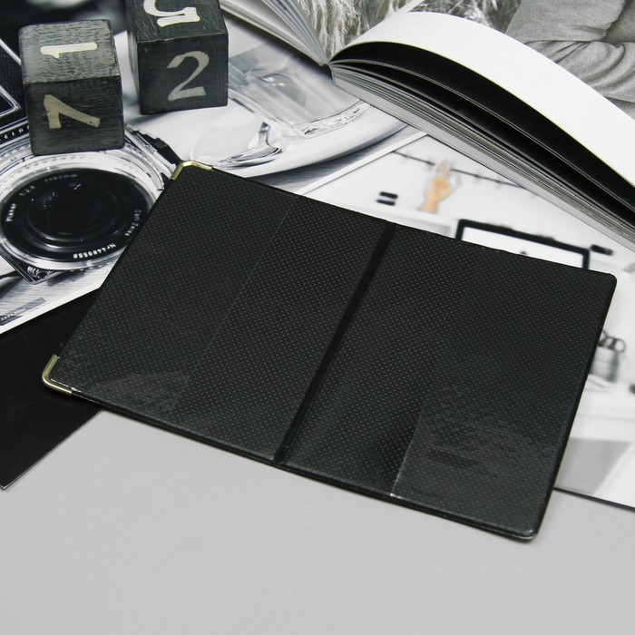 Обложка для военного билета, тиснение, 2 уголка, МИКС