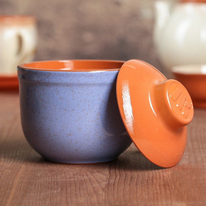 Горшочек "Ломоносовский" 0,35 л цвет сиреневый