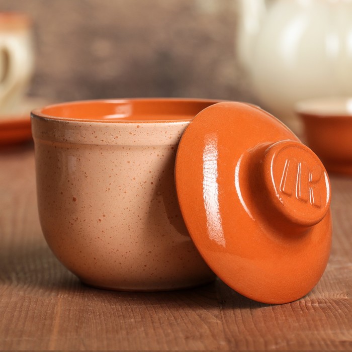 Горшочек "Ломоносовский" 0,35 л цвет розовый