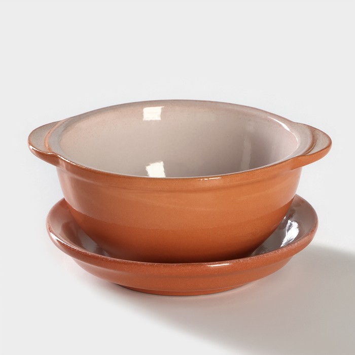 Миска с блюдцем 0,5 л